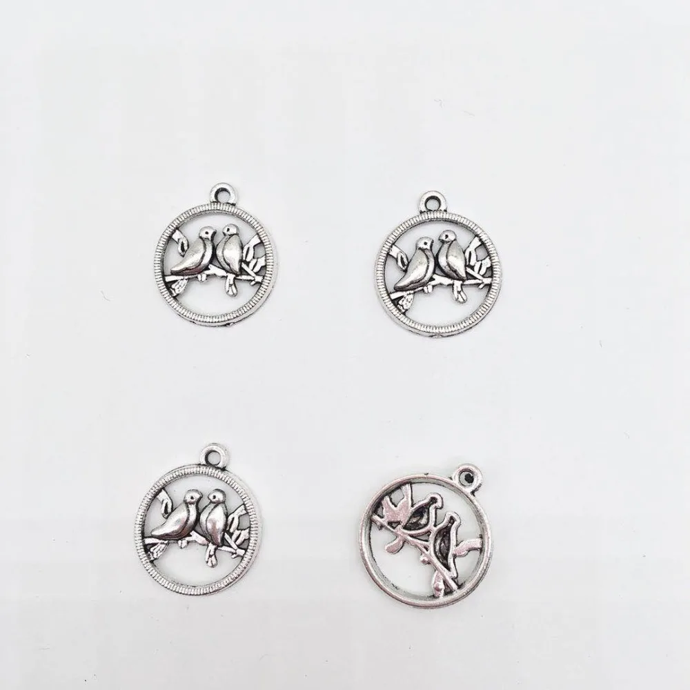 Hot 16 pcs bird charms fit DIY Handmade necklace earring bracelet Jewelry Making | Украшения и аксессуары