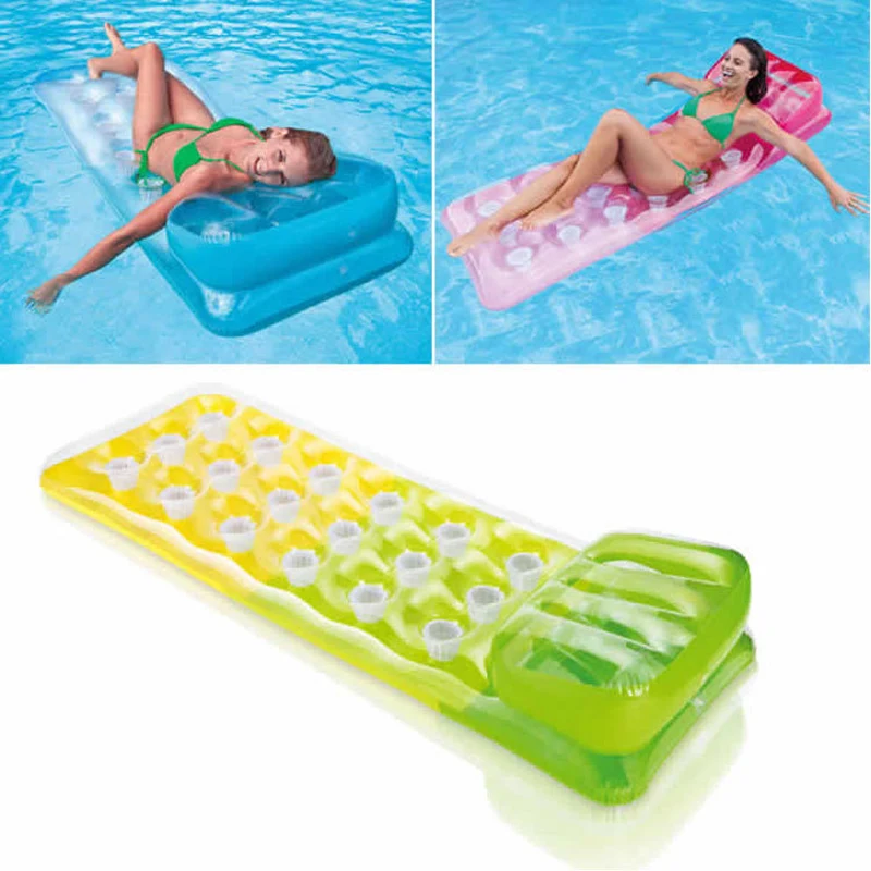 Надувной матрас aqua B39008 для водного отдыха 188*71 см взрослых летняя игрушка