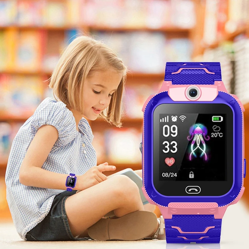 T20 Детские Смарт-часы водонепроницаемые, gps телефон слежения часы для детей с SOS вызова камера игра с сенсорным экраном Совместимость