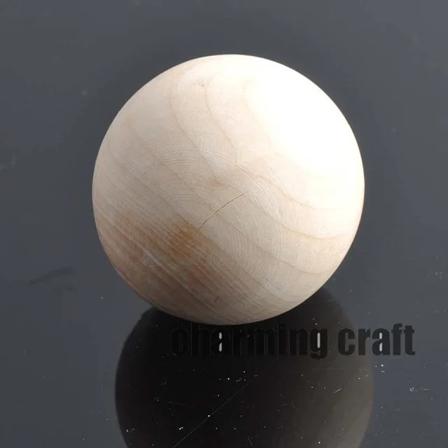 50mm 1pcs Natural wooden Round ball Wood Beads 3D Fithandmade Carft and anyother decoration MT0639 | Украшения и аксессуары
