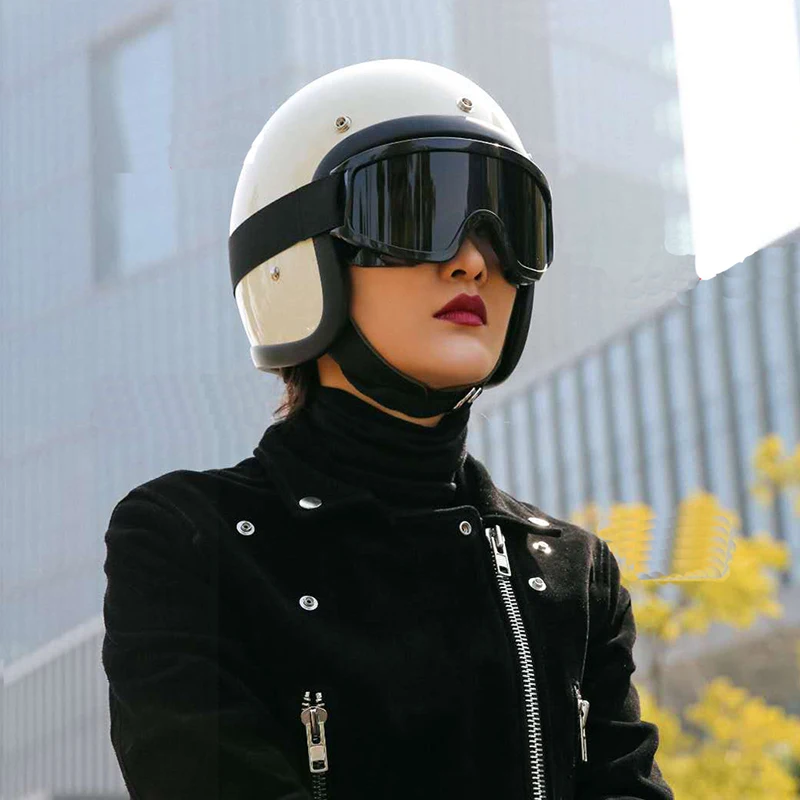 Японский низкопрофильный мотоциклетный шлем 500TX cafe racer Стекловолоконный корпус
