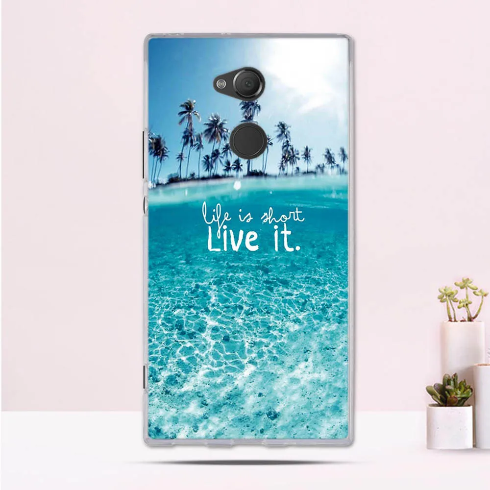 ТПУ чехол для sony Xperia XA2 Ultra 6 0 &quot Мягкая силиконовая задняя крышка xa2 чехлы с