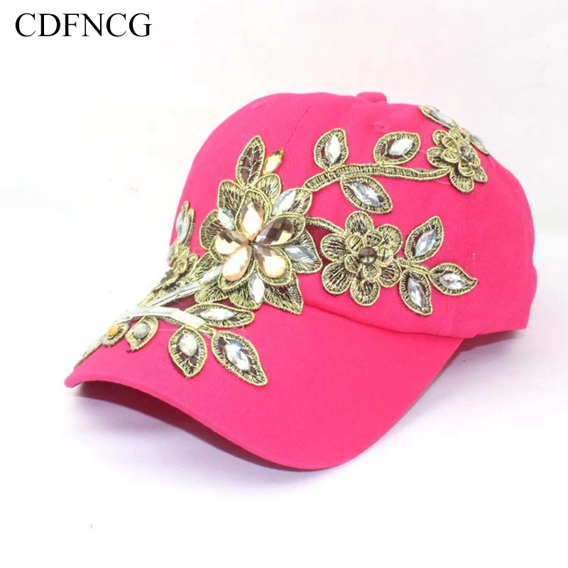 CDF 2019 модная винтажная бейсболка в стиле Snapback из джинсовой ткани с золотым