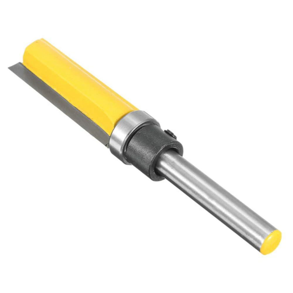1/4 дюймов хвостовик для промывания и подравнивания карбида шаблон фрезерный станок для деревообработки резак карбида прямой фреза по дереву инструменты