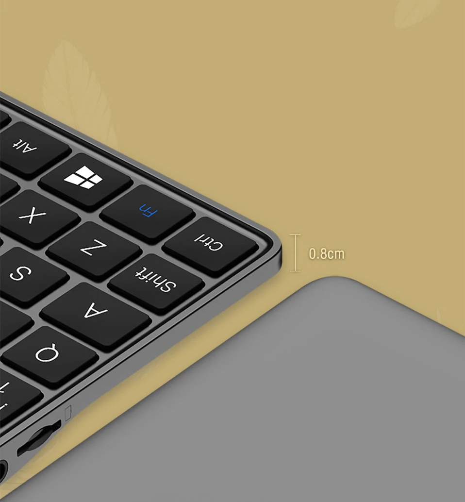 GPD Pocket 2 Pocket2 Мини ПК 8 Гб 256 ГБ 7 дюймов сенсорный экран мини ПК карманный ноутбук Intel Celeron 3965Y Windows 10