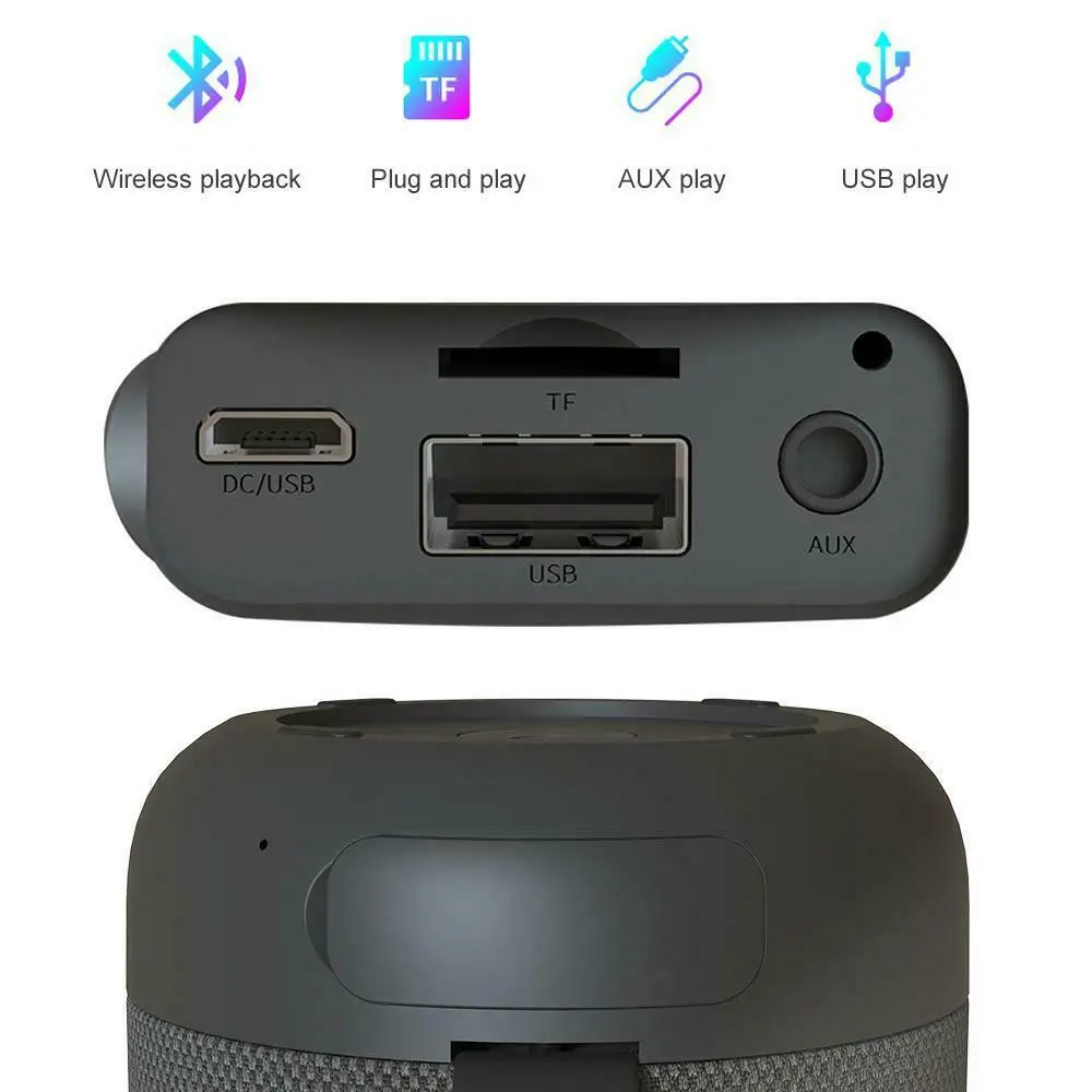 Портативная беспроводная Bluetooth-Колонка DO03 водонепроницаемая звуковая панель IPX5