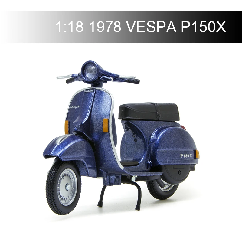 Maisto VESPA Piaggio 1978 P150X 1:18 модели мотоциклов Модель велосипедная база литье под