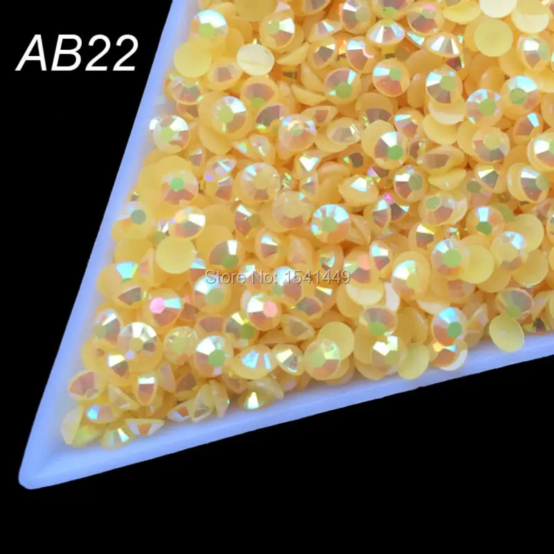 

1000pcs/package Nail art Jelly Laser Peacock blue Crystal Rhinestones AB 3mm Flatback Rhinestones crystal AB19