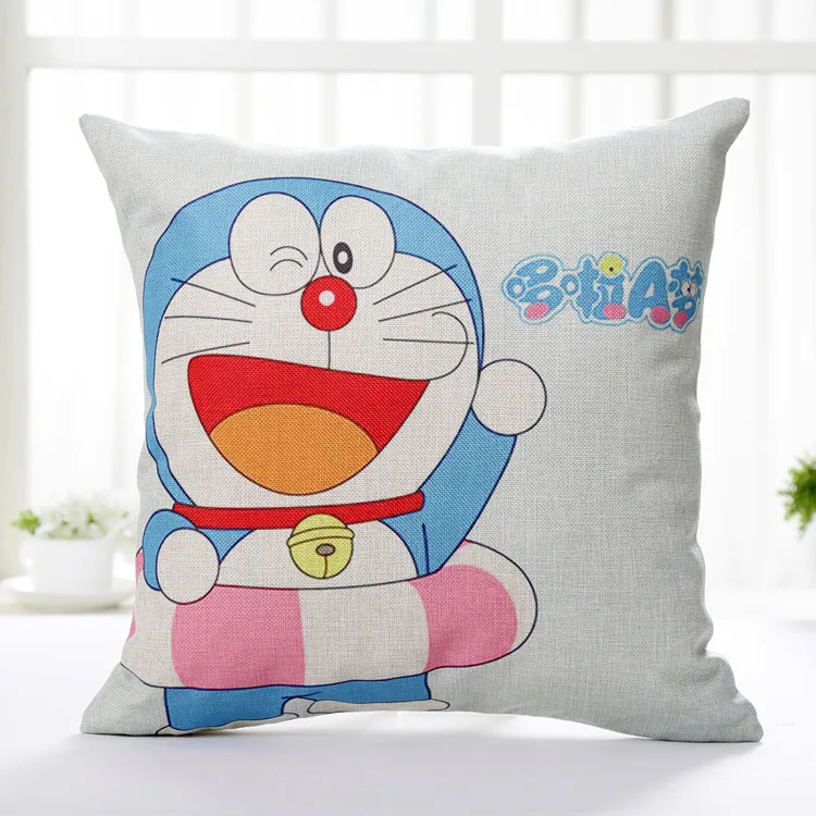 45*45 см Doraemon фигурку Плюшевые игрушки мультфильм гостиная кулон милый лен