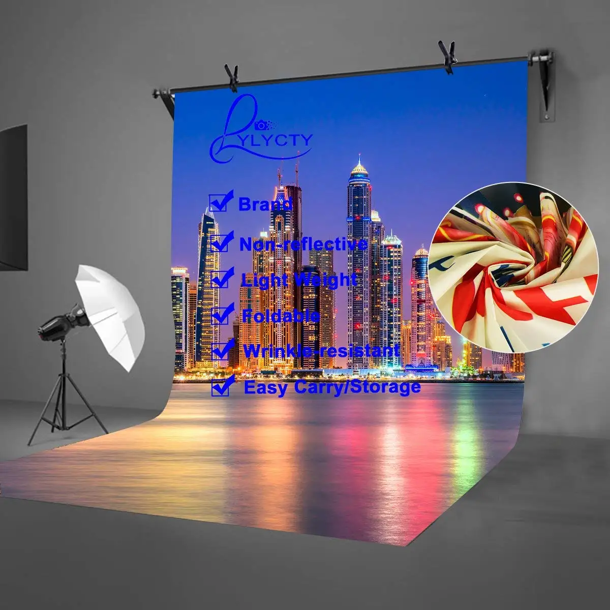 5x7ft Городской Ночной фон для ночной фотосъемки и студийной реквизит фона |
