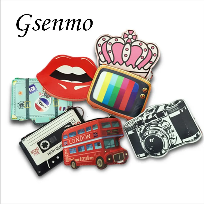 Горячая Распродажа милый кошелек для монет с героями мультфильмов кожаный чехол