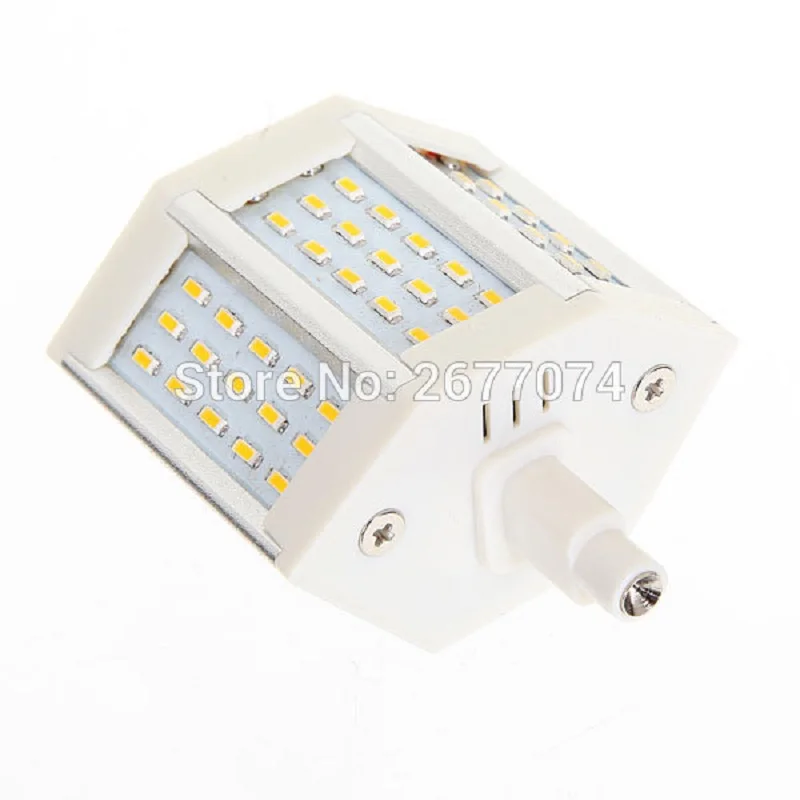 

R7S leds Spotlight Replace Halogen Floodlight Lamp 360degree Horizontal plug light 6W R7S 45 led 3014 Warm White AC85-265V 1PCS