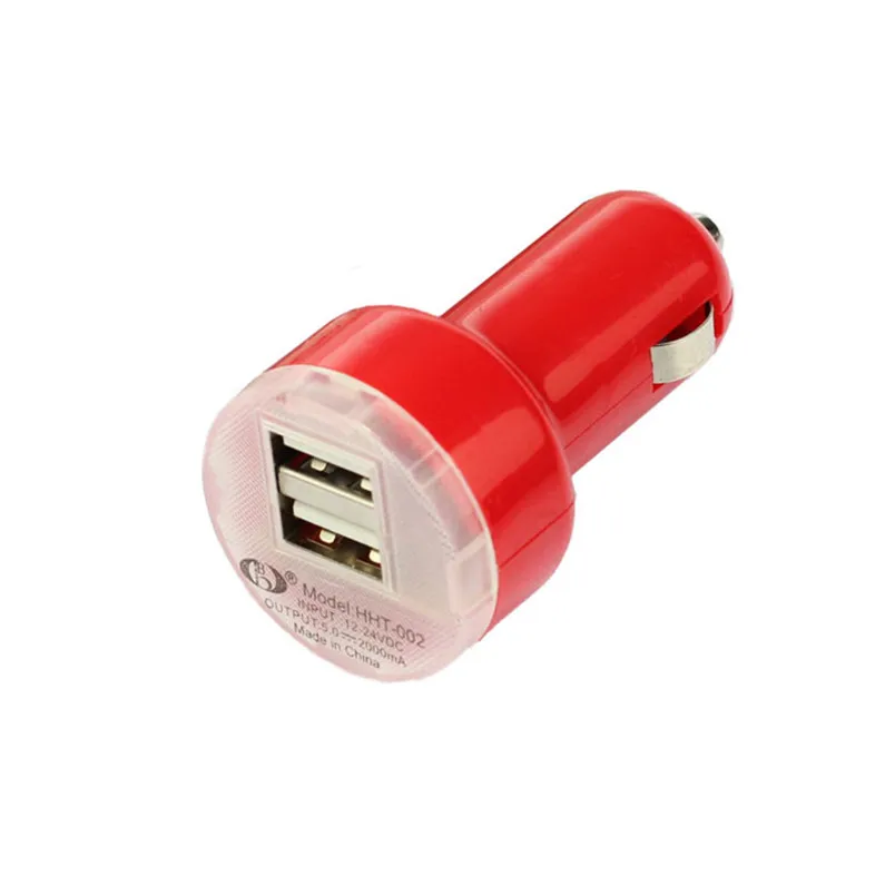 Универсальный двойной USB порт автомобильное зарядное устройство адаптер для