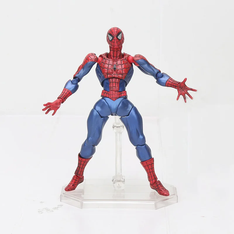 14-16 см игрушки Marvel Revoltech серия Мстители эндгейм супергерой Дэдпул Человек-паук Веном Росомаха Карнаж Figma модель куклы