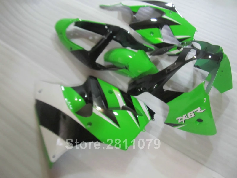 Литье под давлением лидер продаж комплект обтекателей для kawasaki Ninja ZX6R 00 01 02