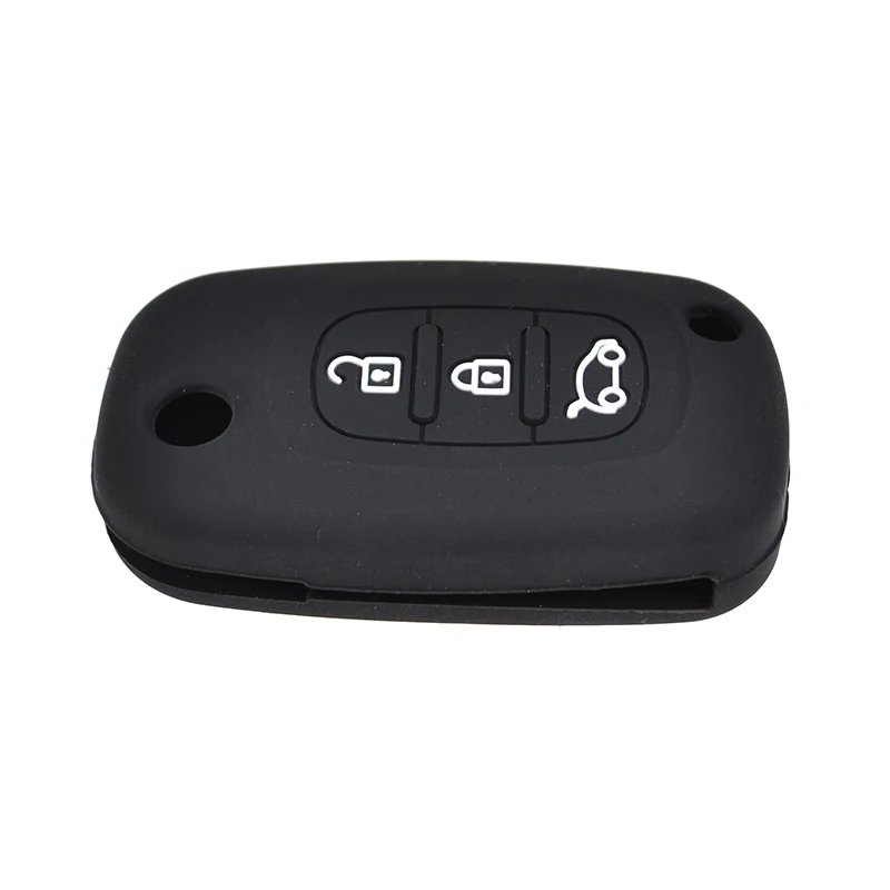 Силиконовый чехол AX для Renault Fluence Megane Clio Kangoo Lada Priora Granta Vesta X Ray 3 кнопки|Футляр