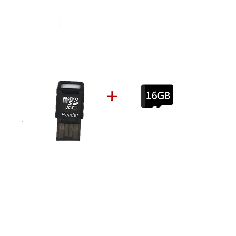 16GB and Card Reader Круглые Смарт-часы с поддержкой sim-карты, камеры, шагомера, Bluetooth, умные часы, Push Message, фитнес-трекер для IOS, Android, телефона - Цвет: 16GB and Card Reader