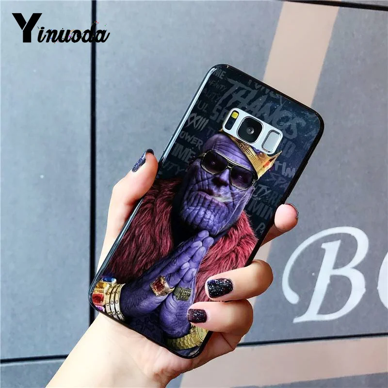 Yinuoda Marvel DC Deadpool Железный человек Человек-паук Thanos Groot чехол для Samsung GalaxyS9 plus S7 edge S6
