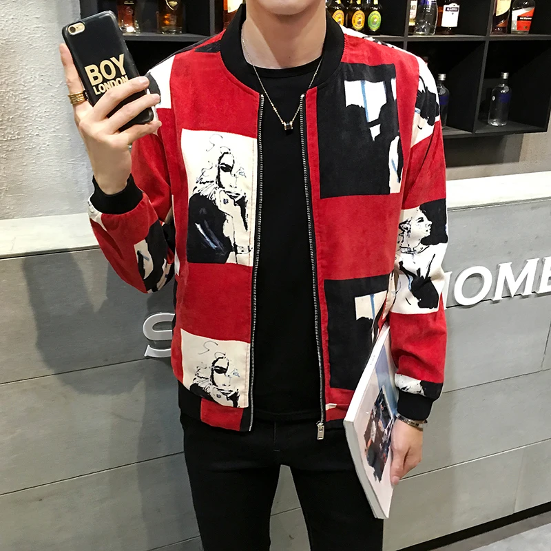 Мужская приталенная куртка-бомбер демисезонная куртка в стиле хип-хоп размеры 3XL