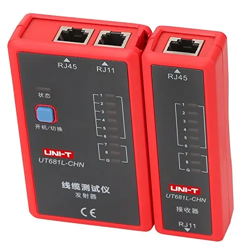 UNI-T UT-681L портативный кабель тестер линия детектор тесты Ethernet кабели и телефонные