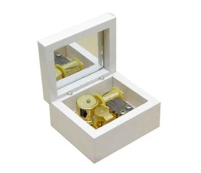 18 нот ветряная Деревянная Музыкальная Коробка игровой Лилия от Elfen золотой