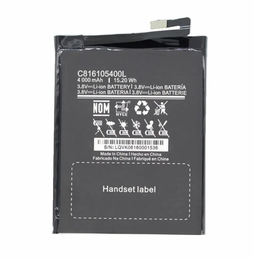 Ciszean 2x3 8 V 4000 mAh Замена C816105400L батарея для BLU Energy X E010Q Batterie Bateria Baterij батареи сотового