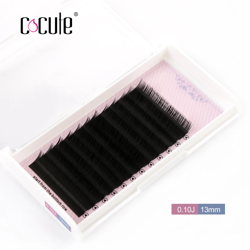 Cocute Мягкие Накладные ресницы 1 комплект черные норковые для наращивания