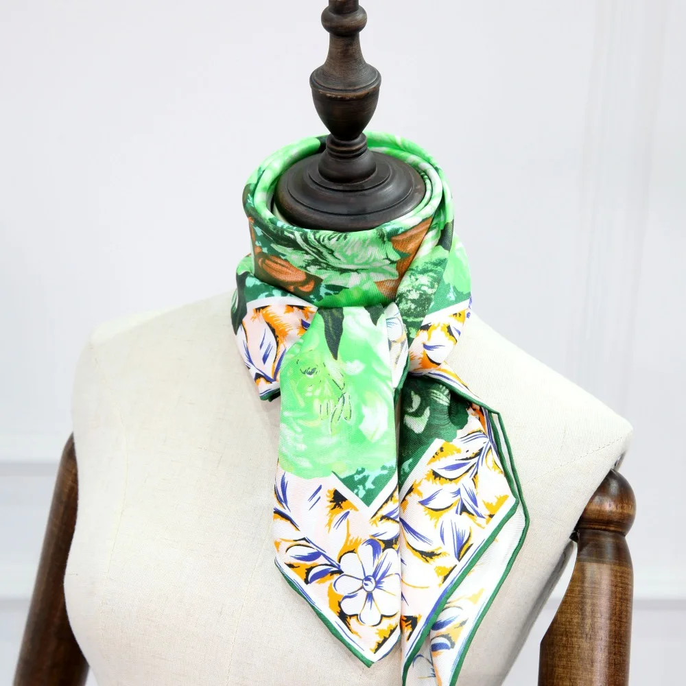 Элегантный шарф ручной работы из 100% саржевого шелка | Аксессуары для одежды