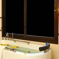 hohofilm 50cmx500cm black window film blackout privacy glass window stickers for home 0vlt window tint privacy