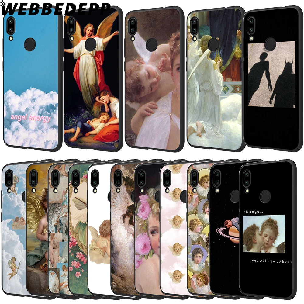 WEBBEDEPP Renaissance Angels мягкие ТПУ чехлы накладки для Xiaomi Redmi 7 4A 5A 6A 8A S2 4 4x5 Plus 6 Pro|Бамперы| |