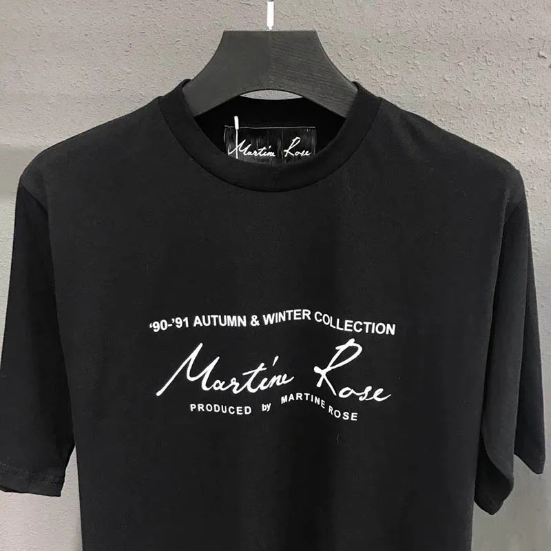 1 Футболка Martine Rose для мужчин и женщин, хлопок, 19SS, уличная одежда, Harajuku, футболки, Camisetas Hombre, фирменная футболка Martine Rose - Цвет: 1