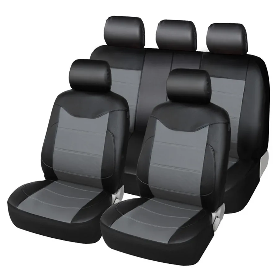 

New Luxury PU Leather Universal Auto Car Seat Covers Automotive Seat Covers for 5 Seats