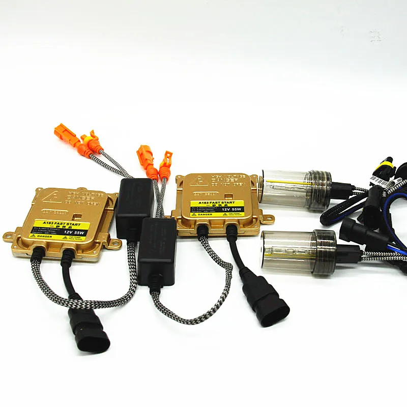 Комплект тонкого балласта HID ксеноновая лампа 12V55W H4 H7 H11 9005 9006 HB3 HB4 H1 H3