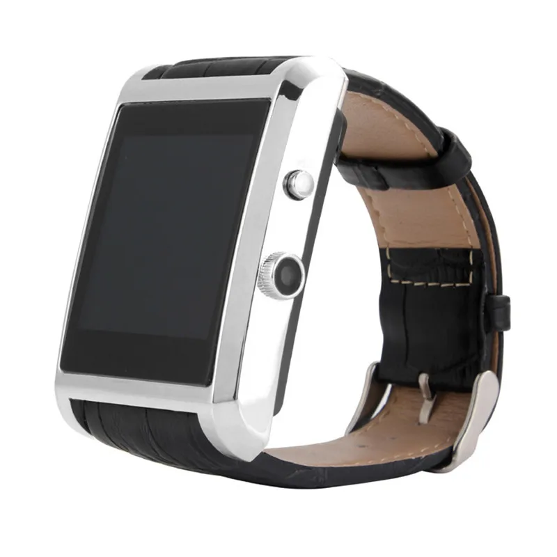2016 Новый F8 Smartwatch Bluetooth Смарт часы Мужчины Смотреть Кожа Наручные Часы Мобильный