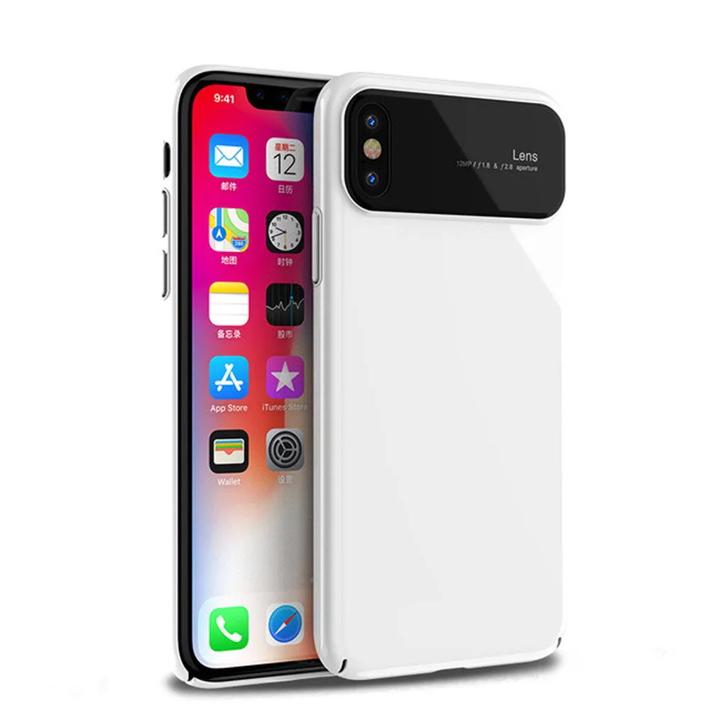 Z515 cover 2019 Ultra-Slim Tempered Glass Camera Protector Hard PC Cover Case For iPhone X |