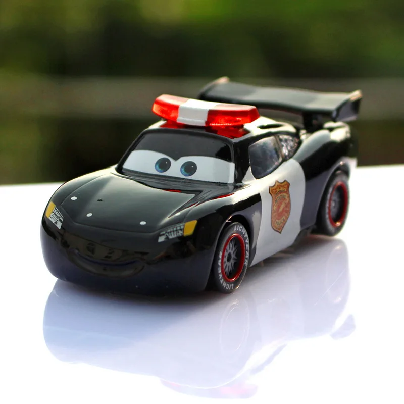 Disney Pixar Cars 3 Lightning 1:55 Полицейская машина литье под давлением брендовые игрушки из