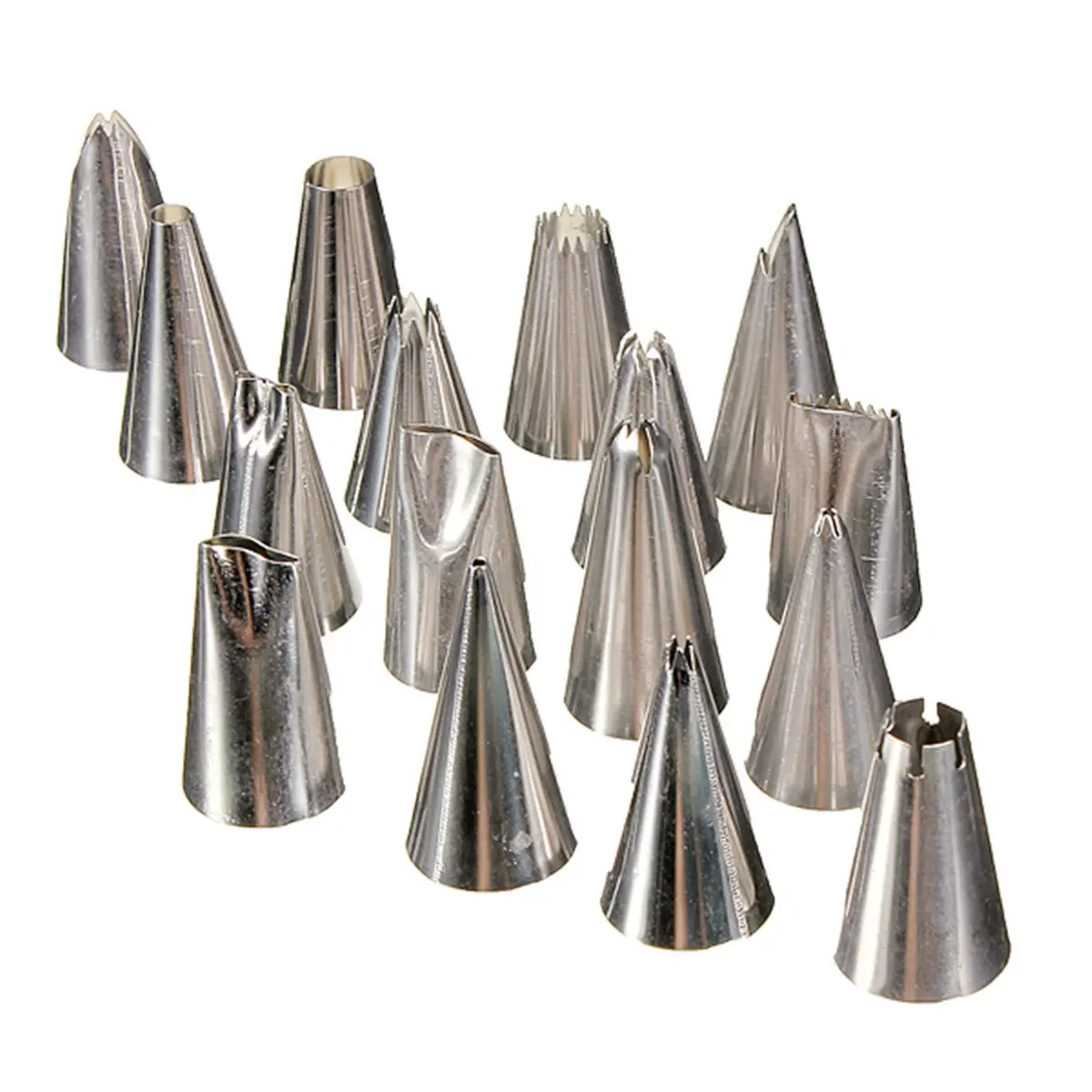 NOCM 16 шт Douilles автобусов En inox Patisserie Gateau украшения|decoration gateau|decoration patisseriebuses patisseries |