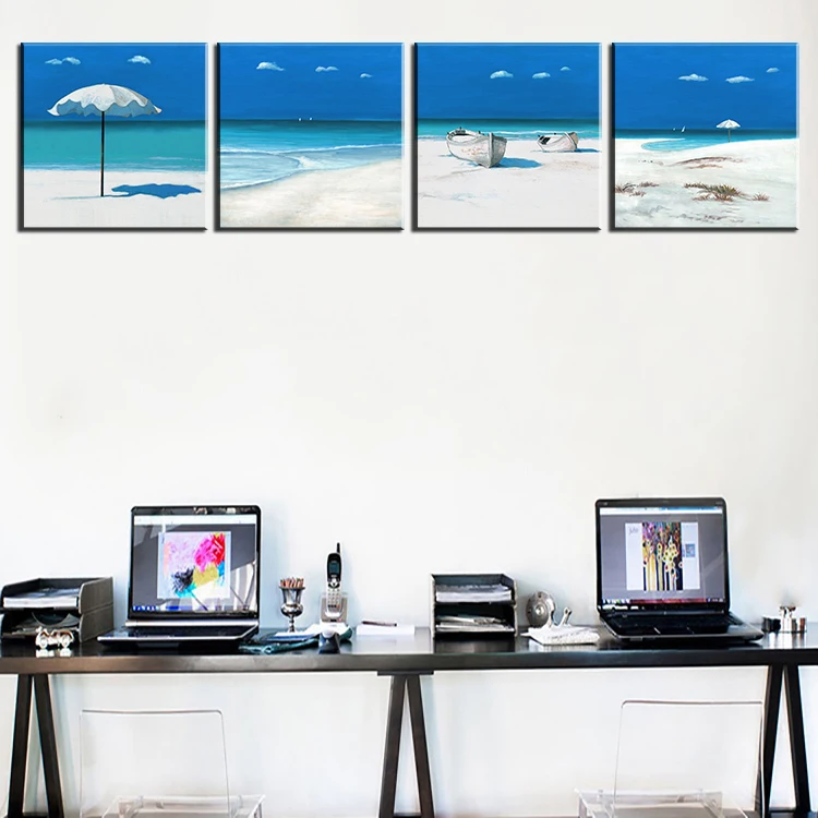 4 шт. картины на холсте без рамки|oil painting|landscape oil paintingwall painting |