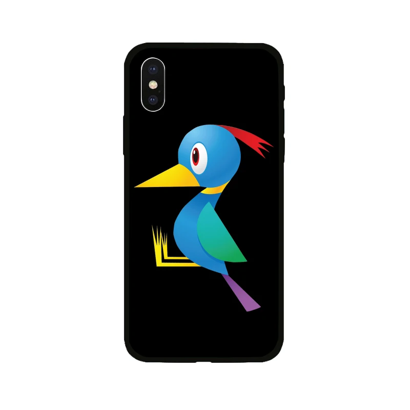 Мультяшный чехол для телефона с рисунком в виде животного iphone X 7 8 6 6s Plus