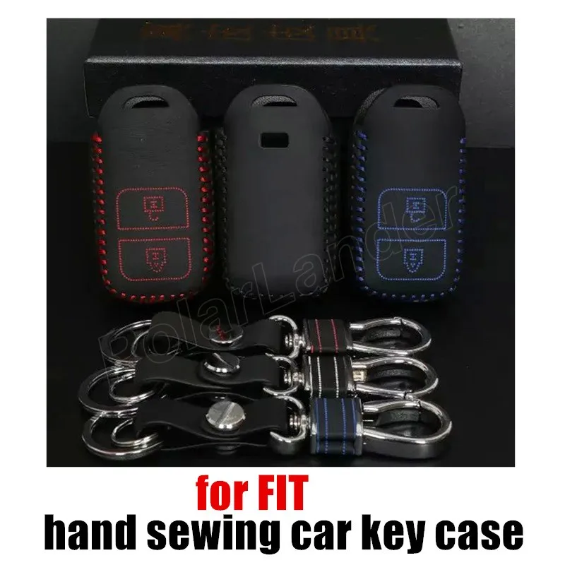 Только красный ручной швейный автомобильный чехол для ключей Автомобильный