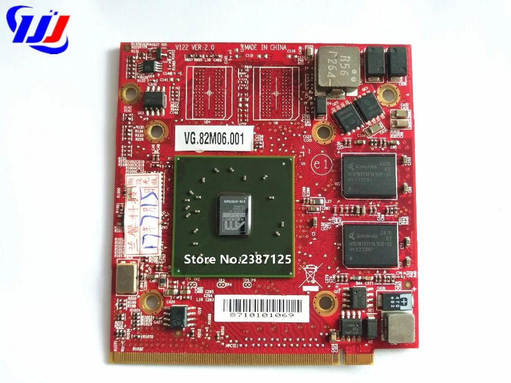 Видеокарта для ноутбука cer A spire 4920G 5530G 5720G 5920G 7520G для ATI Mobile Radeon HD4570 HD 3650 HD3650 256M