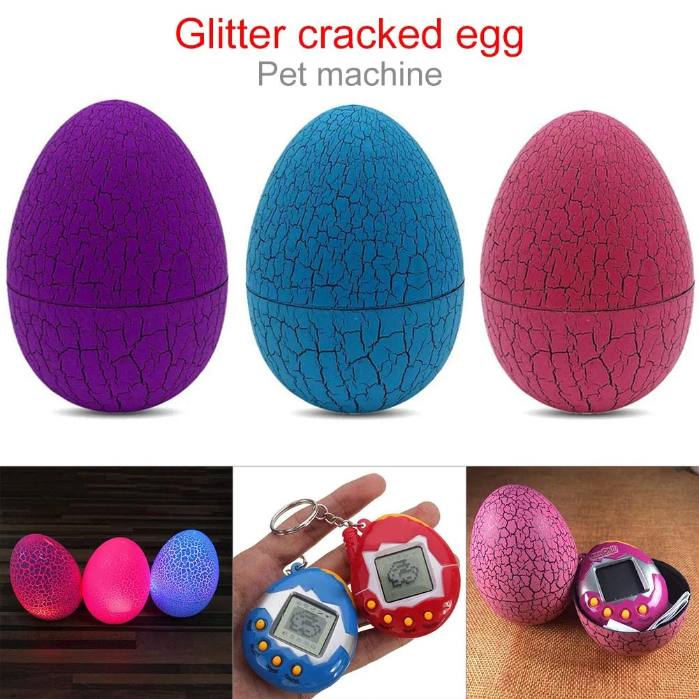 1 шт. электронная Виртуальная игрушка для питомца Яйцо LED мигающий динозавр
