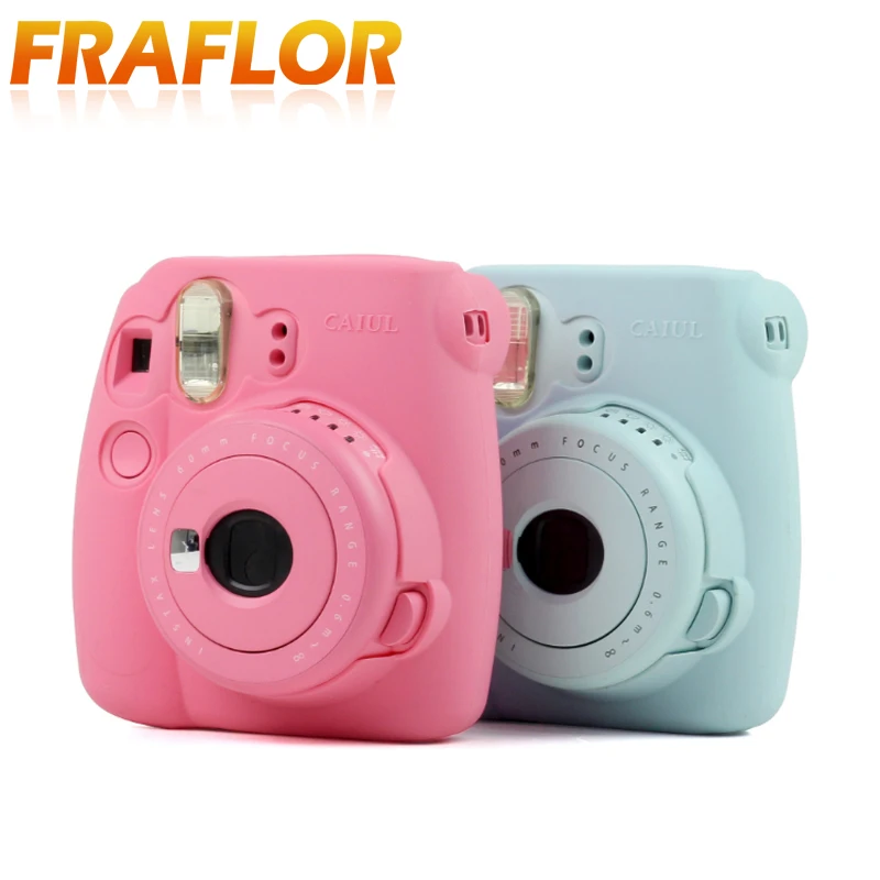 Мягкий силиконовый защитный чехол сумки чехлы для камеры подходит Polaroid Fujifilm Instax