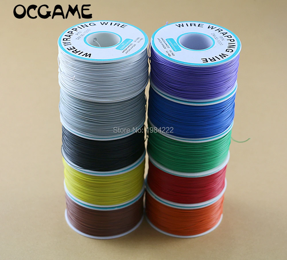 OCGAME 5 шт. 30 AWG обмоточный провод 10 цветов одножильный медный кабель Ok
