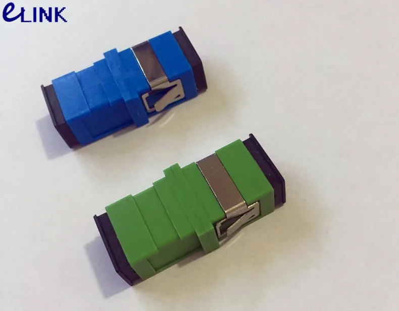 Адаптер SC ftth бесфланцевый синий зеленый цвет Аква пурпурный APC SM ММ оптический