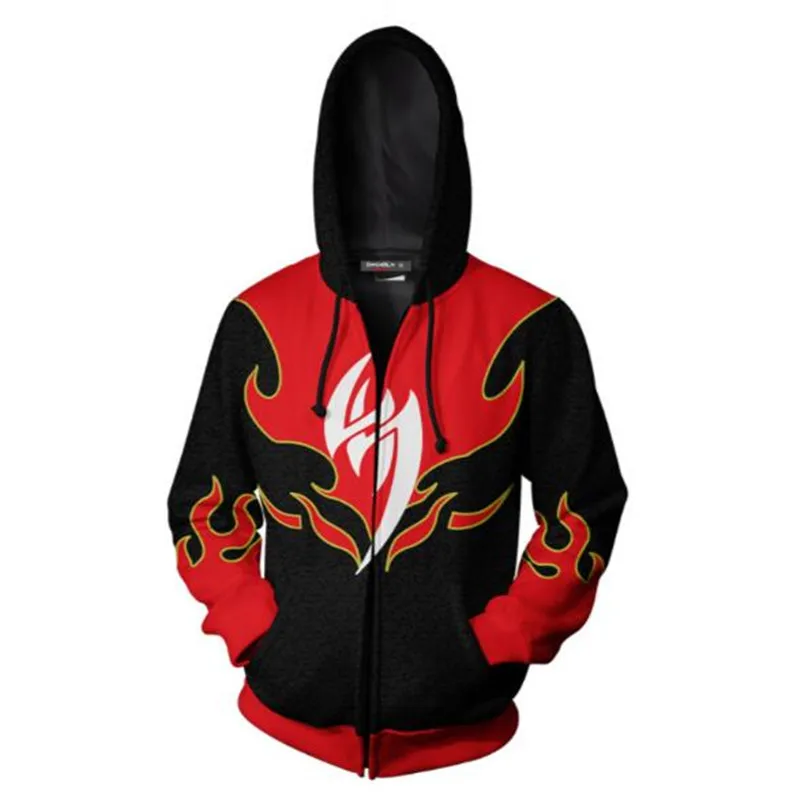 Файтинги Tekken Kazama Jin косплей костюм толстовка на молнии Косплей Мужской и Женский Повседневный спортивный свитер бренд