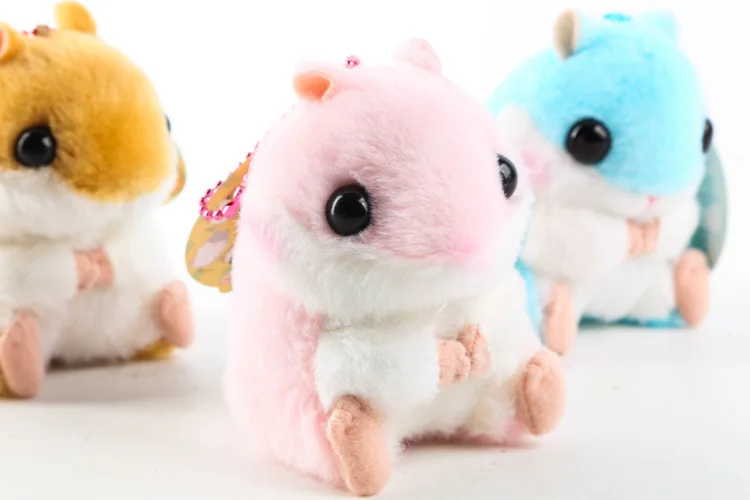 Супер каваи японский Мультфильм Очаровательны маленькая хомяк плюшевые игрушки