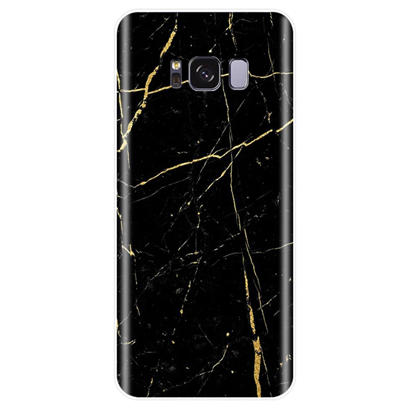 Золотой мраморный чехол для телефона из мягкого силикона и ТПУ Samsung Galaxy NOTE 8 9 S6EDGE S6