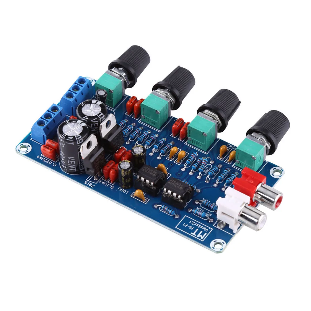 Предусилитель NE5532 HIFI плата предусилителя 2 канала 4 настройки типы OP AMP громкость