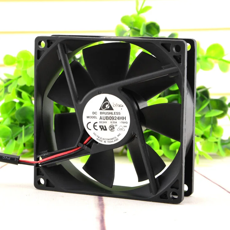Новый оригинальный AUB0924HH DC24V 0.25A Delta DELTA 92*92*25 мм осевой вентилятор|axial fan|fan 25mm25mm fan |